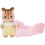 Ficha técnica e caractérísticas do produto Boneco Sylvanian Families Bebê Esquilo Noz - Epoch Magia