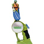 Ficha técnica e caractérísticas do produto Boneco Tartarugas Ninja com Lançador - Leonardo - DTC