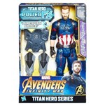 Ficha técnica e caractérísticas do produto Boneco Titan Hero - Capitão America - Power FX - Marvel - Hasbro