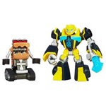 Ficha técnica e caractérísticas do produto Boneco Transformers Bumblebee e Scrapmaster - Hasbro