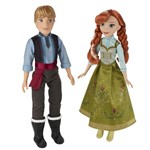 Ficha técnica e caractérísticas do produto Bonecos Disney Frozen Anna e Kristoff B5168 Hasbro