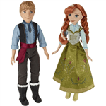 Ficha técnica e caractérísticas do produto Bonecos Disney Frozen Anna e Kristoff B5168 - Hasbro