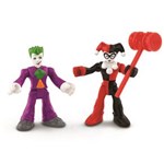 Ficha técnica e caractérísticas do produto Bonecos Imaginext Mattel DC Super Friends – Coringa e Arlequina