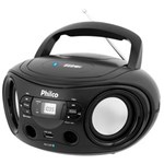 Ficha técnica e caractérísticas do produto Boombox Audio PB122BT Bluetooth USB Philco - Bivolt