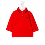 Ficha técnica e caractérísticas do produto Boss Kids Camisa Polo Mangas Longas - Vermelho
