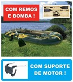 Ficha técnica e caractérísticas do produto Bote Inflável Intex Seahawk 4 68351 + Suporte de Motor