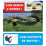 Ficha técnica e caractérísticas do produto Bote Inflável Intex Seahawk 4 #68351 + Suporte de Motor
