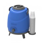 Ficha técnica e caractérísticas do produto Botijão Cooler Térmico com Porta Copos Tripe 9l Aspen Azul - Soprano