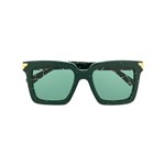 Ficha técnica e caractérísticas do produto Bottega Veneta Eyewear Óculos de Sol Quadrado - Verde