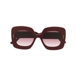 Ficha técnica e caractérísticas do produto Bottega Veneta Eyewear Óculos de Sol Quadrado - Vermelho