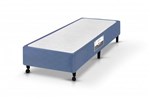 Ficha técnica e caractérísticas do produto Box Castor SI Solteiro Poli Azul 078x188x27