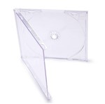 Ficha técnica e caractérísticas do produto Box CD Tray Transparente - em Acrílico 1 Unidade