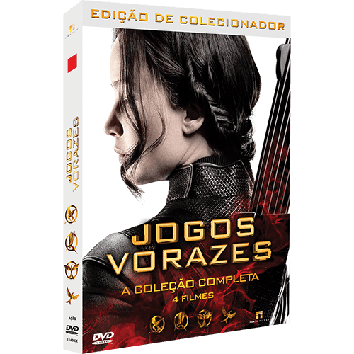 Ficha técnica e caractérísticas do produto Box DVD - Jogos Vorazes: Edição Colecionador (4 Filmes)