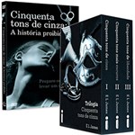 Ficha técnica e caractérísticas do produto Box Livro - Trilogia Cinquenta Tons de Cinza + DVD - 50 Tons de Cinza: a Verdade Proibida