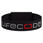 Ficha técnica e caractérísticas do produto Bracelete LifeCode Salva-Vidas 17,5cm - Preto P