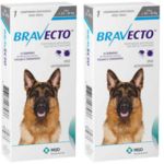 Ficha técnica e caractérísticas do produto Bravecto Antipulgas E Carrapatos Para Cães De 20 A 40kg Com 2 Unidades