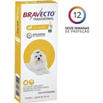 Ficha técnica e caractérísticas do produto Bravecto Antipulgas e Carrapatos Transdermal para Cães de 2 a 4,5 Kg - 112,5 Mg - Msd