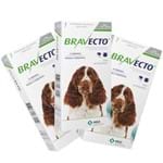 Ficha técnica e caractérísticas do produto 3 Bravecto Comprimido para Cães de 10 a 20kg - MSD 10 - 20 Kg