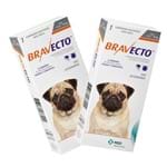 Ficha técnica e caractérísticas do produto 2 Bravecto Comprimido para Cães de 4,5 a 10kg - MSD 4,5 - 10 Kg