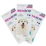 Ficha técnica e caractérísticas do produto 3 Bravecto Comprimido para Cães de 40 a 56kg - MSD 40 - 56 Kg
