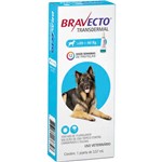Ficha técnica e caractérísticas do produto Bravecto Transdermal Antipulgas e Carrapatos para Cães de 20 a 40 Kg - 1000 Mg - Msd