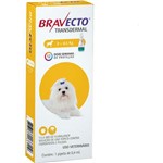 Ficha técnica e caractérísticas do produto Bravecto Transdermal Antipulgas e Carrapatos para Cães de 2 a 4,5 Kg - 112,5 Mg - Msd