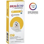Ficha técnica e caractérísticas do produto Bravecto Transdermal Antipulgas e Carrapatos para Cães de 2 a 4,5 Kg - 112,5 Mg -
