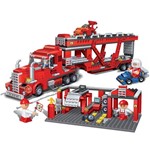 Ficha técnica e caractérísticas do produto Brinquedo Corrida Caminhão Manutenção Vermelho 660 Peças 8761 - Banbao - Banbao