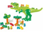 Ficha técnica e caractérísticas do produto Brinquedo Educativo Baby Land Dino Jurassic 30 Blocos - Cardoso