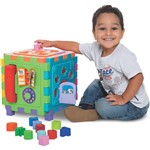 Ficha técnica e caractérísticas do produto Brinquedo Educativo Cubo Didático Grande 2 em 1 Mercotoys