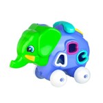 Ficha técnica e caractérísticas do produto Brinquedo Educativo Elefante Feliz Calesita Lilás