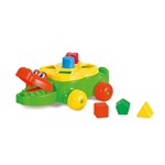 Ficha técnica e caractérísticas do produto Brinquedo Educativo Jacare Junior C/BLOCOS e Puxad (7898664630830) - Calesita