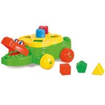 Ficha técnica e caractérísticas do produto Brinquedo Educativo Jacare Junior C/blocos e Puxad Calesita Unidade