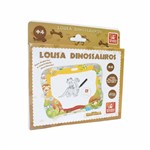 Ficha técnica e caractérísticas do produto Brinquedo Educativo Lousa Dinossauros - Brincadeira de Criança