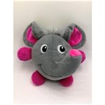 Ficha técnica e caractérísticas do produto Brinquedo Elefante de Pelúcia - Akio - Cinza