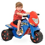 Ficha técnica e caractérísticas do produto Brinquedo Infantil Ban Moto Cross Azul EL 6V 2580 Bandeirante