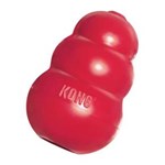 Ficha técnica e caractérísticas do produto Brinquedo Interativo Kong Classic Vermelho Tamanho EGG