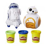 Ficha técnica e caractérísticas do produto Brinquedo Massinha Play-Doh Star Wars BB 8 e R2 D2 - Hasbro