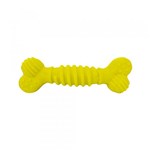 Ficha técnica e caractérísticas do produto Brinquedo Osso Superbone Borracha Furacão Pet Nº1 P - Amarelo