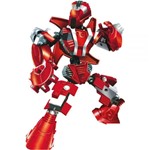 Ficha técnica e caractérísticas do produto Brinquedo para Montar - Robo Guerreiro Red Armor 59p - Xalingo