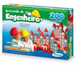 Ficha técnica e caractérísticas do produto Brinquedo Pedagógico Madeira Engenheiro 200 Pç Xalingo