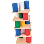 Ficha técnica e caractérísticas do produto Brinquedo Pedagogico Madeira Torre Inteligente 18placas Carlu Unidade