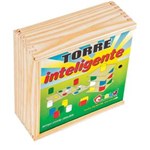 Ficha técnica e caractérísticas do produto Brinquedo Pedagogico Madeira Torre Inteligente 18Placas Carlu