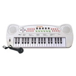 Ficha técnica e caractérísticas do produto Brinquedo Teclado Musical Infantil Piano Com Microfone