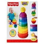 Ficha técnica e caractérísticas do produto Brinquedo Torre de Pontinhos Empilhar e Rolar Fisher-Price Brilliant B...