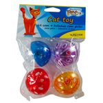 Ficha técnica e caractérísticas do produto Brinquedo Western Para Gatos Bola Com Guizo Colorido