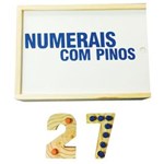 Ficha técnica e caractérísticas do produto Brinquedos Educativos - Numerais com Pinos 54 Peças