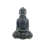 Ficha técnica e caractérísticas do produto Buda Hindu Preto Resina 28 cm