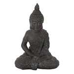 Ficha técnica e caractérísticas do produto Buddha de Resina Preto 43cm - Btc