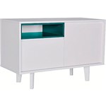 Ficha técnica e caractérísticas do produto Buffet Horizonte 2 Portas 1050 Branco/Azul Oceano - Orb